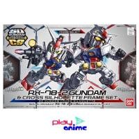 ราคา Bandai SDCS RX-78-2 GUNDAM & CROSS SILHOUETTE FRAME SET (6832329809)