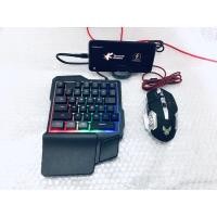 ราคา 1.6M Gamingแป้นพิมพ์LED Backlight 35ปุ่มOne-Handedเมมเบรนคีย์บอร์ดสำหรับLOL/PUBG/CF KeyBoard เป็นชุด (5446679869)