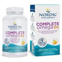 ราคา Nordic Natural Full-Effect Omega-D3 Lemon Flavour Soft Capsules-120 Capsules-565mg Omega-3+70mg GLA+1,000 IU Vitamin D3-EPA & DHA-Promote Skin Health, ปรับปรุง Mood-ไม่มีส่วนผสมทางพันธุกรรม-6 แคปซูล (