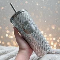 ราคา Starbucks Stainless Steel 500 Stores Bling Silver Cold Cup 16oz (27608178261)