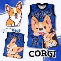 ราคา DOG0903#2 ชุดเด็ก เสื้อกล้าม+กางเกงขาสั้น ผ้าไมโครเกรดA ลายน้องหมาคอร์กี้ เสื้อผ้าเด็ก ชุดเด็กแฟชั่น ชุดเด็กลายการ์ตูน (20583445656)