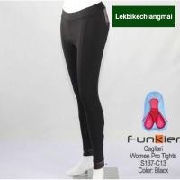 ราคา กางเกงปั่นจักรยานขายาว ผู้หญิง FUNKIER รุ่น Cagliari S137-C13 เป้าโปรสีแดง-เขียว/S134-C2เป้าโปรสีส้ม (7285716631)