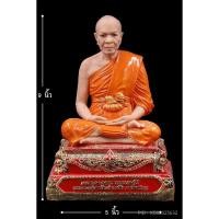 ราคา พระบูชา5นิ้ว หลวงพ่อสด วัดปากน้ำ เนื้อเรซิ่นสีส้ม สภาพสวย (26751489506)