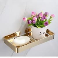 ราคา Golden Soap Rack Perforated Toilet สแตนเลสติดผนัง Washstand ชั้นวางท่อระบายน้ํากล่องสบู่หรูหรา LDFZ (50567152947)