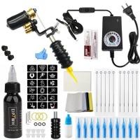 ราคา มอเตอร์เครื่องสักเริ่มต้นเริ่มต้นเริ่มต้นเครื่องมือสักด้วยตนเองครบชุดด้วยเข็มสักทิ้งสีดําวัสดุปุ่มแหล่งจ่ายไฟข้ามพรมแดนเผชิญ (55364562770)