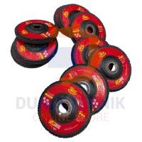 ราคา MATA TAIYO Flap Disc 4 นิ้ว NES P40 P80 กระดาษทรายบดล้อ 4" NESS Nes P40 P80 Flap Disc 100 mm THIN (51456190041)