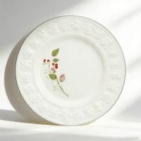 ราคา British Wedgwood Wedgwood Raspberry เครื่องปั้นดินเผาจานอาหารค่ํา 20ซม (54467388192)
