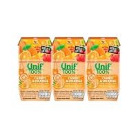 ราคา ยูนิฟ น้ำผักผลไม้รวมผสมแครอทส้ม Unif Mixed Fruit & Veggie Orange 200ml. Pack3 (51612590169)