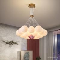 ราคา Living Room Lamp Bubble Lamp Simple Modern Creative Moon Pendant Lamp led Star Moon Lamp Nordic Style Unique Restaurant (57350770883)