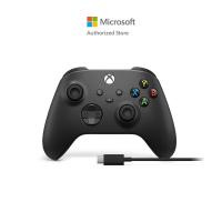 ราคา [Controller] Microsoft Xbox Black Controller + Usb-C Cable (15614229595)