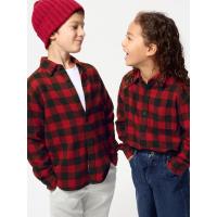 ราคา UNIQLO KIDS เสื้อเชิ้ต ผ้าแฟลนเนล | ลายตาราง UNISEX (E482995-000)