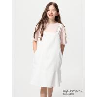 ราคา UNIQLO GIRLS ชุดกระโปรง ผ้าเดนิม UNISEX (E478204-000)