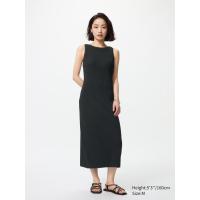 ราคา UNIQLO ชุดกระโปรง ผ้าถัก เสริมบรา แบบซักได้ | แขนกุด ผู้หญิง (E480636-000)