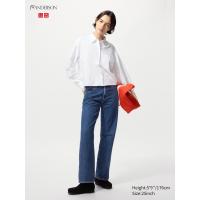 ราคา UNIQLO ยีนส์ ทรงตรง ผู้หญิง (E476209-000)