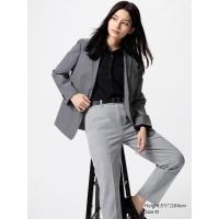 ราคา UNIQLO กางเกง Smart ขา 5 ส่วน | ลายตาราง (ความยาวพิเศษ 71 cm)* ผู้หญิง (E479574-000)