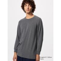 ราคา UNIQLO เสื้อยืด HEATTECH Extra Warm คอตตอน คอกลม | แขนยาว ผู้ชาย (E479450-000)