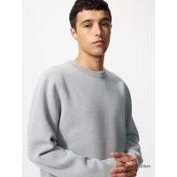 ราคา UNIQLO เสื้อสเวตเตอร์ Milano ผ้าลายนูน (Ribbed) คอกลม แบบซักได้ ผู้ชาย (E478548-000)