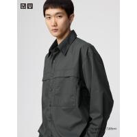 ราคา UNIQLO เสื้อเชิ้ต Utility ทรงหลวม ผู้ชาย (E480652-000)