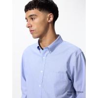 ราคา UNIQLO เสื้อเชิ้ต Broadcloth | ลายทาง (Hairline) ผู้ชาย (E480764-000)