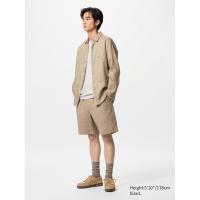 ราคา UNIQLO กางเกงขาสั้น Easy ผ้าลินินผสม ผู้ชาย (E477515-000)