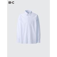 ราคา UNIQLO เสื้อเชิ้ต Broadcloth ทรงหลวม ผู้ชาย (E474574-000)
