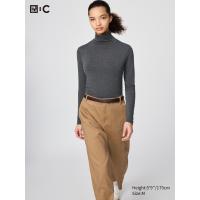 ราคา UNIQLO เสื้อยืด HEATTECH Extra Warm ผ้าแคชเมียร์ คอเต่า | แขนยาว ผู้หญิง (E478954-000)