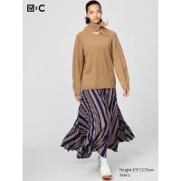 ราคา UNIQLO กระโปรง จับจีบ | มีลาย ผู้หญิง (E481439-000)