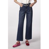 ราคา กางเกงยีนส์ + เข็มขัดไข่มุก | Straight Leg Jeans + Pearl Belt | 04863
