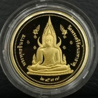 ราคา เหรียญพระพุทธชินราช รุ่นเสาร์ห้า 2หน้า เนื้อทองคำขัดเงา นน.15.5กรัม ผลิตเมืองเพิร์ท สวยมากพร้อมกล่อง (000614)