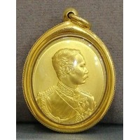 ราคา เหรียญทองคำ ร.5 วันพระราชสมภพครบ150 ปี พ.ศ.2546 พิมพ์ใหญ่ ออกโดยโรงเรียนสาธิตจุฬาฯ พิธีใหญ่วัดบวรฯ (000893)