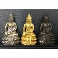 ราคา ชุดพระกริ่งคุ้มเกล้า ภปร. ทอง เงิน นวะ ปี 2522 พิธีใหญ่ ในหลวงเททอง สภาพสวยพร้อมกล่องครบชุด หายากมาก (000391)