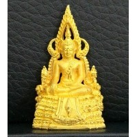 ราคา รูปหล่อพระพุทธชินราช รุ่นปิดทอง 2547 เนื้อทองคำ น้ำหนัก 23.4 กรัม พิธีใหญ่ พร้อมกล่อง สภาพสวยสุดๆ (000637)