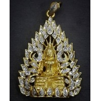 ราคา พระกริ่งหลวงพ่อโสธร ปี๒๕๓๐ พิมพ์ใหญ่ เนื้อทองคำ ล้อมกรอบทองคำฝังเพชร พิธีใหญ่ สภาพสวยมากๆ หายากมาก (000754)