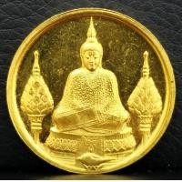 ราคา เหรียญพระแก้วมรกต ทรงเครื่องฤดูหนาว รุ่นราชศรัทธา 200 ปีกรุงเทพฯ ปี2525 สุดสวย พิธีใหญ่ เนือทองคำ (001121)
