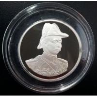 ราคา เหรียญที่ระลึกกองทัพเรือ ร.5 ป้อมพระจุลจอมเกล้า ปี 2537 เนื้อเงินขัดเงา พิธีใหญ่ สภาพสวย ราคาจอง (000396)